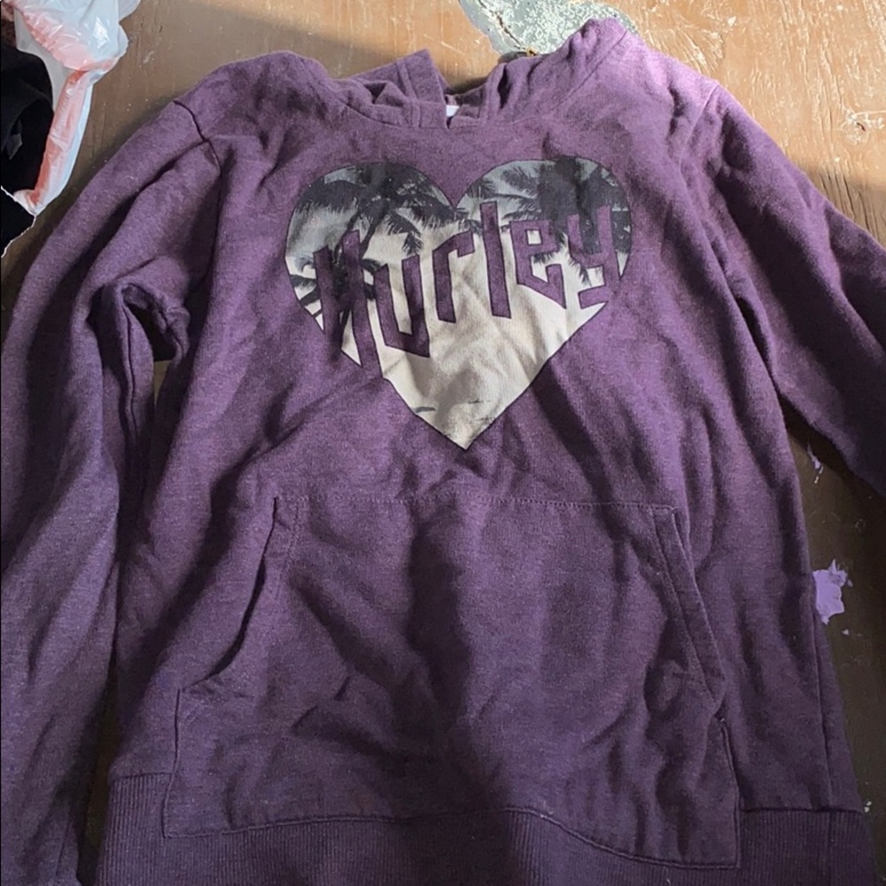 Purple Hurley sweatshirt